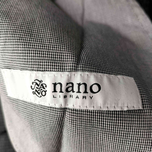 ナノライブラリー Nano library サキソニーストレッチパンツ メンズ JPN:M