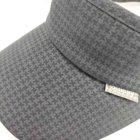 ステューシー Stussy 90S HATS 紺タグ 総柄 サンバイザー メンズ