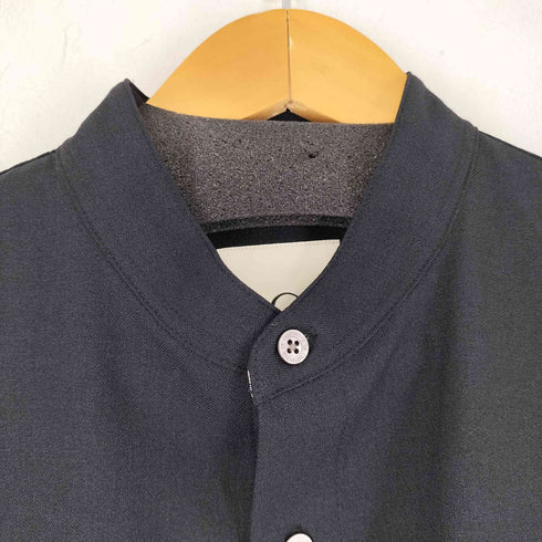 ブラックレーベルクレストブリッジ BLACK LABEL CRESTBRIDGE ポケットチェック バンドカラーシャツ メンズ JPN:M