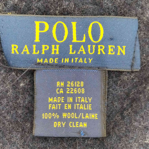 ポロラルフローレン POLO RALPH LAUREN ポニー刺繍 ウール マフラー メンズ