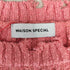 メゾンスペシャル MAISON SPECIAL Slab Distressed Effect Knitwear レディース FREE