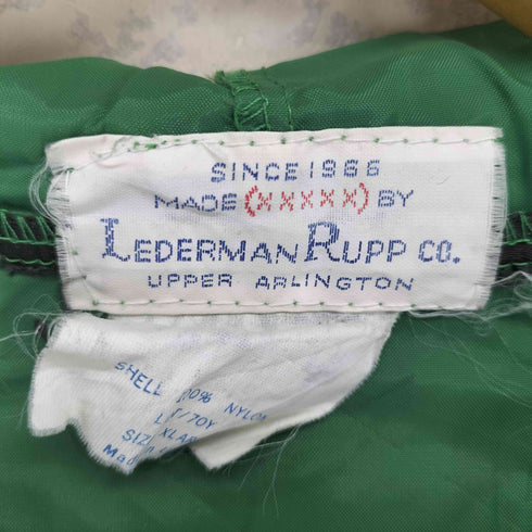 LEDERMAN RUPP 70S 企業ロゴナイロンアノラックパーカー メンズ XL