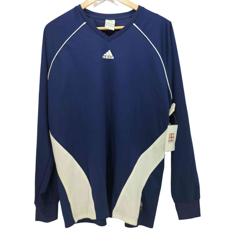アディダス adidas Y2K タイ製 CLIMALITE パフォーマンスロゴ トレーニングジャージ メンズ M