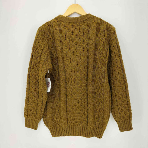ケリーウーレンミルズ kerry woollen mills アランケーブルクルーネックセーター メンズ 40