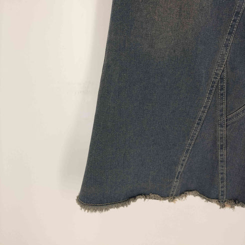 USED加工 バッグスリットデニムスカート レディース JPN:M