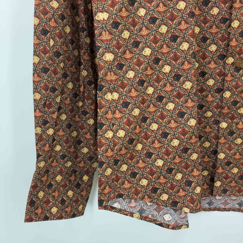 ヴィヴィアンウエストウッドマン Vivienne Westwood MAN オーブ 刺繍 オジー クラーク シャツ メンズ EUR:46