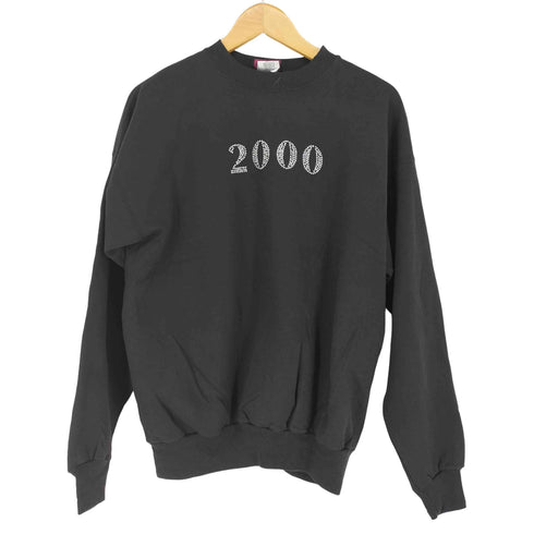 P.G.B. MADE IN USA 2000 ラインストーン装飾クルーネックスウェット メンズ