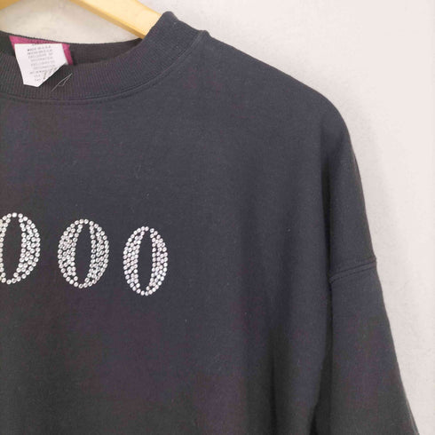 P.G.B. MADE IN USA 2000 ラインストーン装飾クルーネックスウェット メンズ