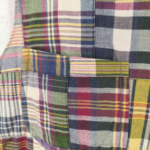 ポロバイラルフローレン Polo by RALPH LAUREN INDIA MADRAS 4P パッチワークチェックベスト メンズ JPN:M