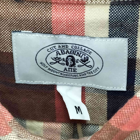 アベイシングエイプ A BATHING APE APE HEAD CHECK S/S SHIRT エイプ ヘッド チェック シャツ メンズ JPN:M