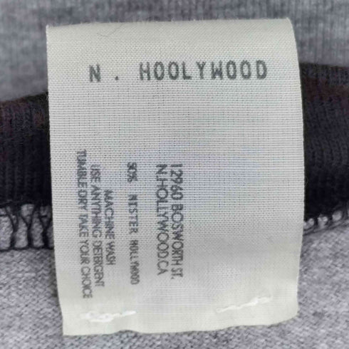 エヌハリウッド N.HOOLYWOOD バイカラー クルーネックTシャツ メンズ 38