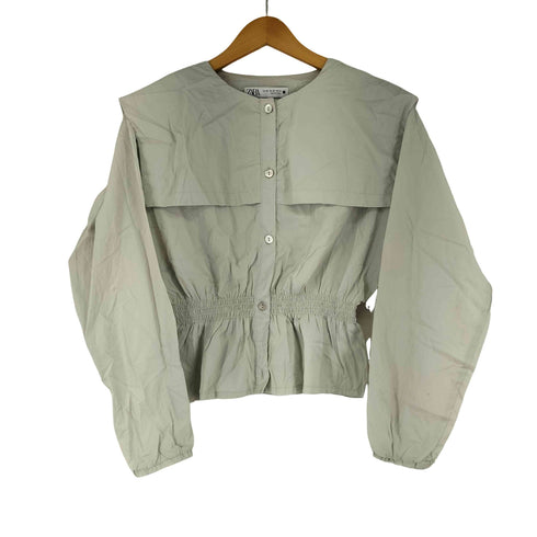 ザラ ZARA ビックカラー セーラーブラウス レディース US XS