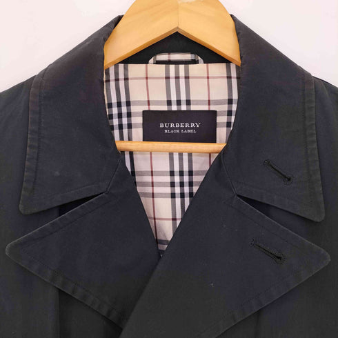 バーバリーブラックレーベル BURBERRY BLACK LABEL 裏地ノバチェック ハーフ丈トレンチ メンズ import:M