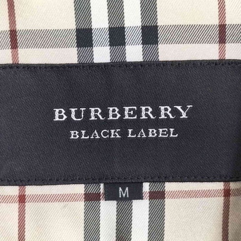 バーバリーブラックレーベル BURBERRY BLACK LABEL 裏地ノバチェック ハーフ丈トレンチ メンズ import:M