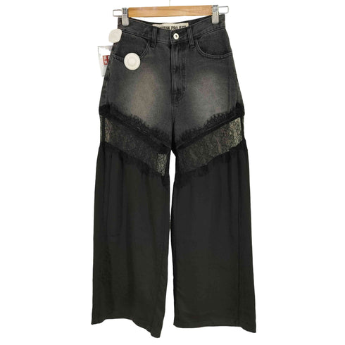 プランクプロジェクト PRANK PROJECT Denim Lace Blocking Pants レディース JPN:36