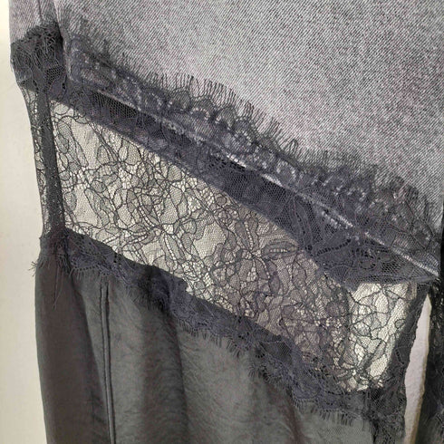 プランクプロジェクト PRANK PROJECT Denim Lace Blocking Pants レディース JPN:36