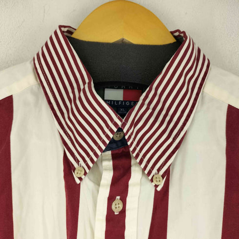 トミーヒルフィガー TOMMY HILFIGER 90S L/S BD ストライプシャツ メンズ JPN:XL