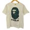 アベイシングエイプ A BATHING APE APE HEAD S/S TEE チェックカモ プリント Tシャツ メンズ JPN:M