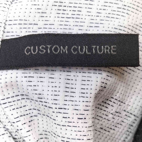 カスタムカルチャー CUSTOM CULTURE 総柄 L/S シャツ メンズ