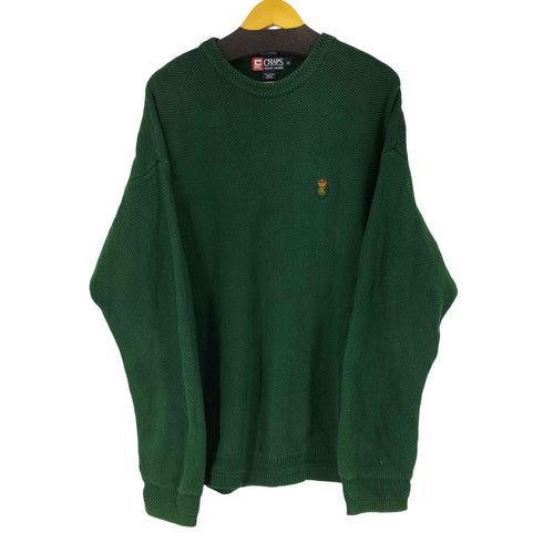 チャップスラルフローレン CHAPS RALPH LAUREN ヘリンボーン コットンニット メンズ JPN:XL