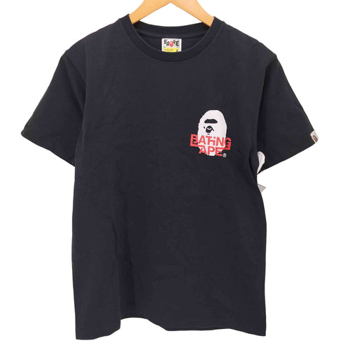 アベイシングエイプ A BATHING APE サンプリング ロゴ プリント S/S Tシャツ メンズ JPN:M