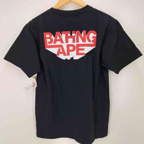 アベイシングエイプ A BATHING APE サンプリング ロゴ プリント S/S Tシャツ メンズ JPN:M
