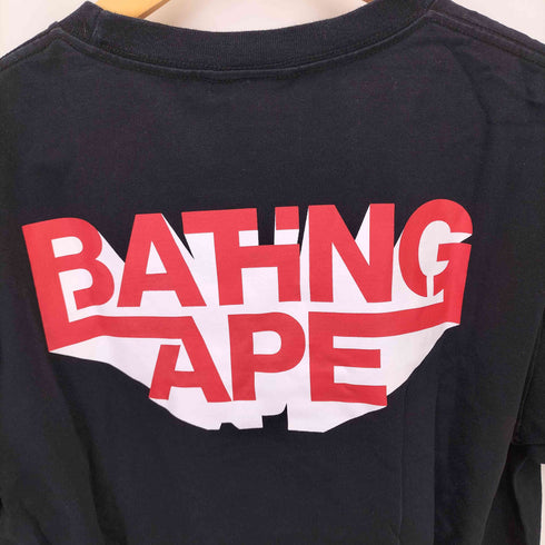 アベイシングエイプ A BATHING APE サンプリング ロゴ プリント S/S Tシャツ メンズ JPN:M
