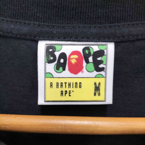 アベイシングエイプ A BATHING APE サンプリング ロゴ プリント S/S Tシャツ メンズ JPN:M