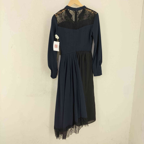 アメリ AMERI アシンメトリープリーツ切替ワンピース レディース JPN:S
