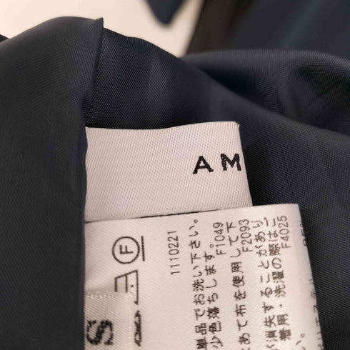 アメリ AMERI アシンメトリープリーツ切替ワンピース レディース JPN:S