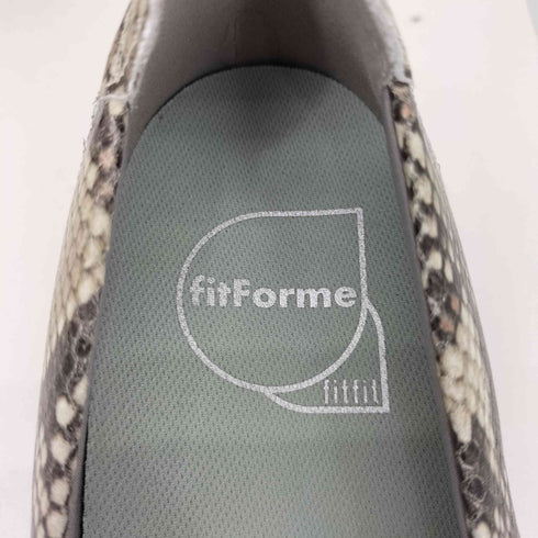 FITFORME パイソン柄 バレエスニーカー レディース JPN:23