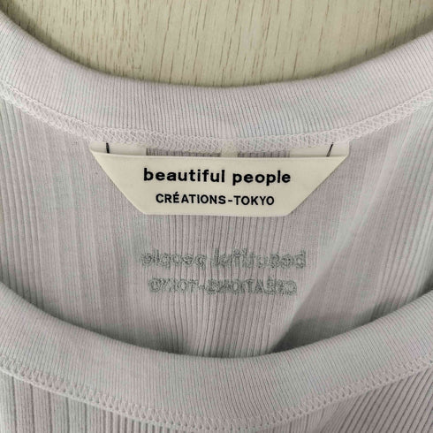 ビューティフルピープル beautiful people random rib tank top レディース FREE