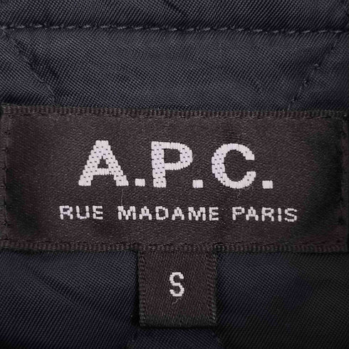 アーペーセー A.P.C. キルティングライナー ステンカラーコート メンズ import:S