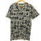 ヒステリックグラマー HYSTERIC GLAMOUR コラボ PeaceFrog バンド 総柄 Uネック カットソー Y2K メンズ JPN:M