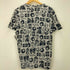 ヒステリックグラマー HYSTERIC GLAMOUR コラボ PeaceFrog バンド 総柄 Uネック カットソー Y2K メンズ JPN:M