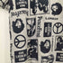 ヒステリックグラマー HYSTERIC GLAMOUR コラボ PeaceFrog バンド 総柄 Uネック カットソー Y2K メンズ JPN:M