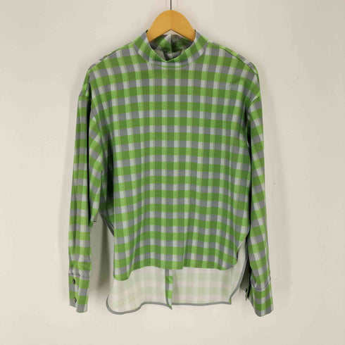 ルシェルブルー LE CIEL BLEU Check Printed shirt レディース JPN:36