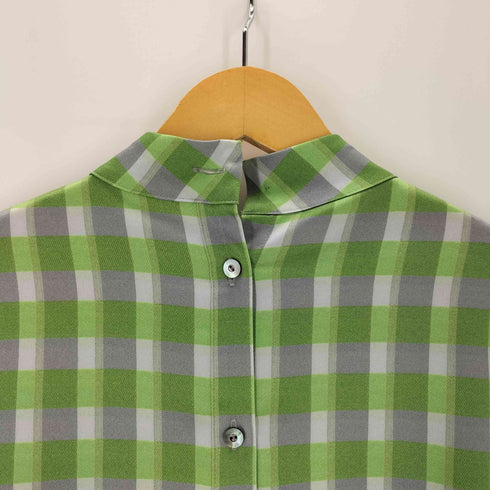 ルシェルブルー LE CIEL BLEU Check Printed shirt レディース JPN:36