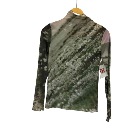 アメリ AMERI CAMILA SHEER CUT TOP ハイネックカットソー レディース FREE