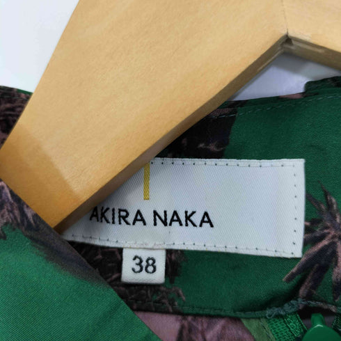 アキラナカ AKIRA NAKA 総柄 ハイネック ボウタイブラウス レディース JPN:38