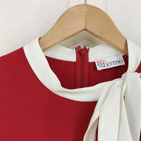 レッドヴァレンティノ RED VALENTINO ボウフラウンスヘム ドレス レディース EUR:44