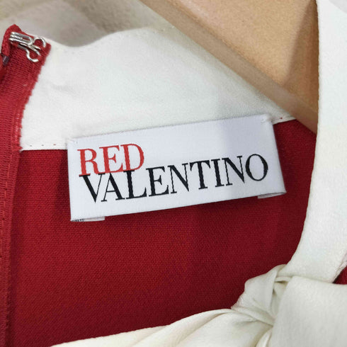 レッドヴァレンティノ RED VALENTINO ボウフラウンスヘム ドレス レディース EUR:44
