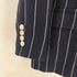 ラグビーラルフローレン Rugby Ralph Lauren リネン ストライプ 3Bシングルテーラードジャケット メンズ import:XS