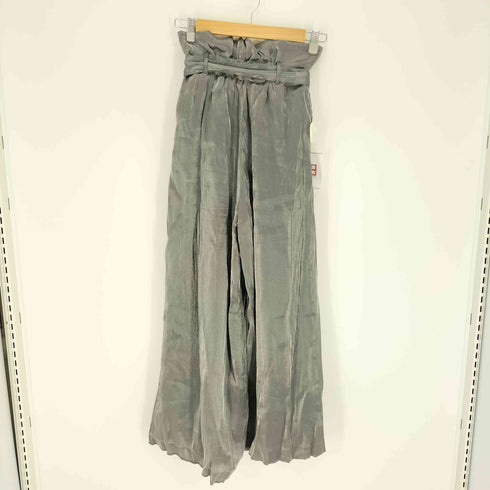 ハレ HARE シャンブレーワイド パンツ レディース FREE