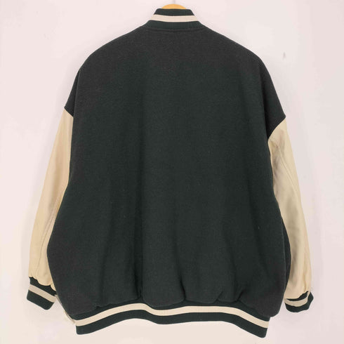 ザラ ZARA カレッジ ボンバージャケット スタジャン レディース import:L
