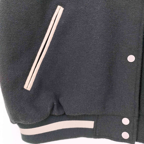 ザラ ZARA カレッジ ボンバージャケット スタジャン レディース import:L