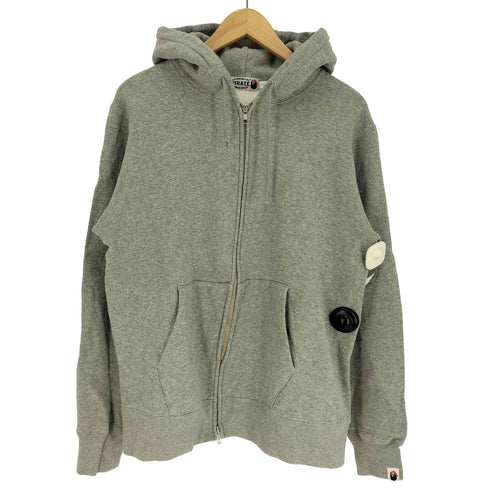 アベイシングエイプ A BATHING APE パイレーツストア 海賊 マイロ バックロゴ プリント ジップ パーカー メンズ import:L