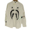 アベイシングエイプ A BATHING APE シャーク プリント L/S B.D シャツ メンズ import:L