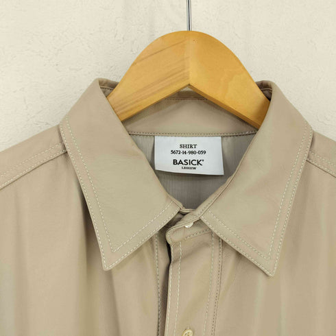 BASICK フェイクレザーシャツ メンズ JPN:M