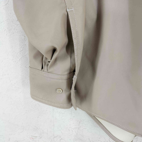 BASICK フェイクレザーシャツ メンズ JPN:M